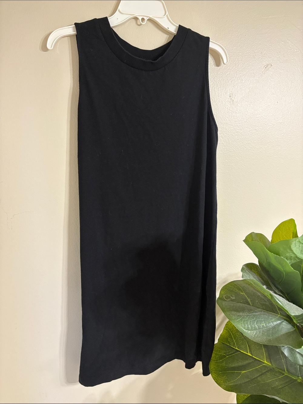 a new day Black Sleeveless Midi Dress